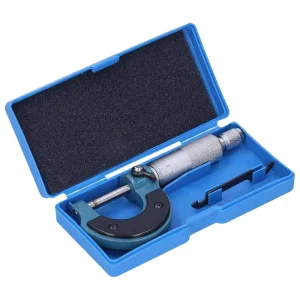 Micrometer with Inch-Thread Scale, Blue, 025 mm, Model TX24120602