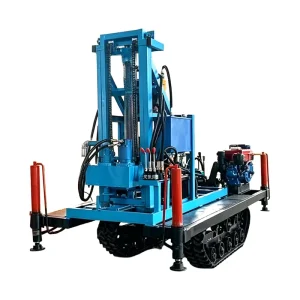 Mikton 200L Crawler Diesel Water Well Drilling Rig 200m Deep 460mm Diameter Borehole Machine Industrial Farm Well Portable Easy