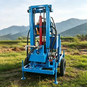 Mikton Single Cylinder 22HP Diesel Water Well Drilling Machine Easy Operation Wheeled