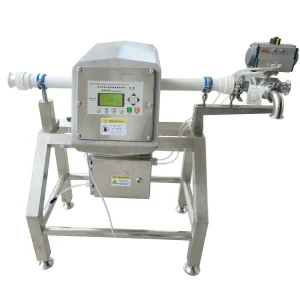 Minced Meat Sausage Milk Food Industry Liquid Pipe Metal Detector Detection JZD 366B