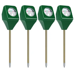 Mini 1 in 1 Moisture Meter & Soil Tester for Plants PH Temp Light Pack of 4 Gardening Lawn Agriculture Outdoor Use