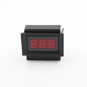 Mini 3 1 2 Digit LED Display Panel Mount Single Phase Voltmeter 220V AC IP53 1.0 Accuracy 500V Max 50 60Hz 2 Year Warranty