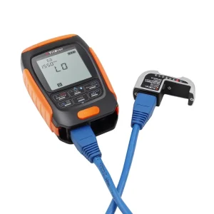 Mini 4 in 1 Optical Power Meter with 20mW VFL LED Light RJ45 Palm Size Model APM58NC V20 for FTTx Use