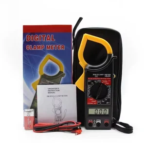 Mini Digital Clamp Multimeter Meter AC DC LCD Display Power Tester Clamp Ampere Meter Power Clamp Multimeter