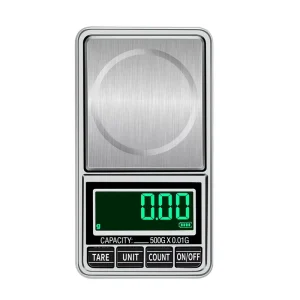 Mini Digital Scale for Gold Sterling Silver Jewelry 100g 600g Range 1kg Max Weight Electronic Balance Battery Power for Weighing