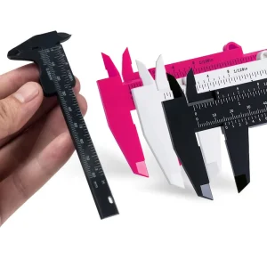 Mini Double Size 80Mm 150Mm Plastic Vernier Caliper Slide Caliper in Stock Multi Color Vernier Calipers