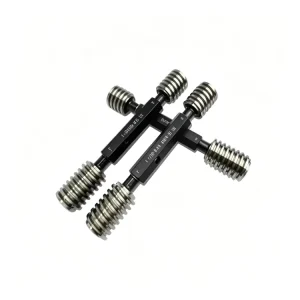Mini Size Thread Plug Gauge Thread Ring Gauge Go No Go Gauge for Micro Screw Measurement