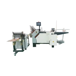 Miniature Automatic New Paper Folding Machine B2 Sheet Size 20 Buckle Plates 20 Parallel Folds First Unit