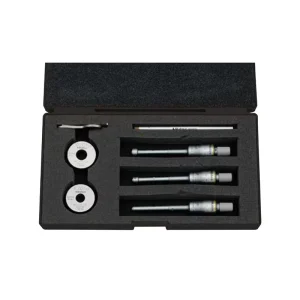 Mitutoyo 368 911 HT 12RST Metal High Precision 0.004mm Measuring Range 6 12mm Holtest Analog Inside Micrometer Set