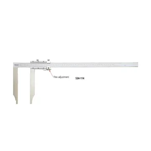 Mitutoyo Long Jaw Digital Vernier Caliper 534-117-a1 500mm 0-12in Range Accuracy .002in 400g