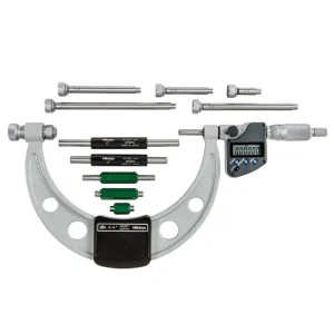 Mitutoyo Outside Micrometers Series 340 with Interchangeable Anvils 340 351 30 Metric Inch Measuring Tools