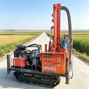 Mobile Crawler Hydraulic Water Well Drilling Rig 200m 300m Drilling Depth Track Borehole Water Well Drilling Rig Machine