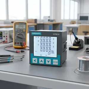 Modbus RS485 LCD Three Phase 72×72 Intelligent Power Analyser & Energy Meter
