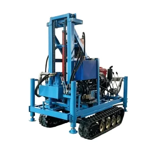 Model 180L Crawler Diesel Water Well Drilling Rig 180m Deep Well Drilling Machine 22HP Tracked Borehole Drill Rig