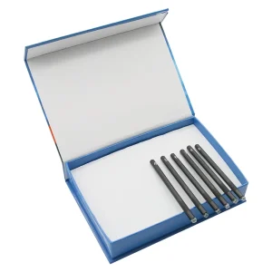 Mohs Hardness Level Tester Tools with Carrying Case Gemstone Mohs Hardness Pencil 104mm*6mm