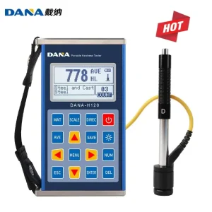 Multi-Function Metal Leeb Hardness Tester DANA-H120 with Backlit Display and USB Interface