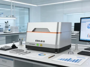 Multi-modes Benchtop XRF Spectrometer EDX-V61G External Vacuum Pump HD Camera RoHS Analyzer Gem