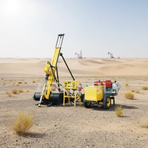 Multi type Simple 20m Small Borehole Portable DTH Rotary Drilling Rig Electric 4KW Motor & Engine 20m Max Depth 1 Set Mining