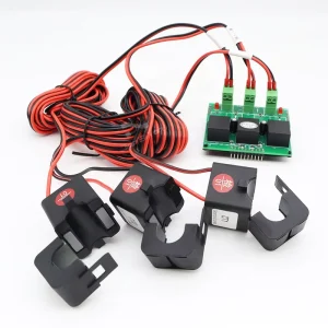 Multifunction 380V 3 Phase 4 Wire Wattmeter Bidirectional Digital Power Energy Meter Voltage Current 100A AC 60Hz Solar PV 1