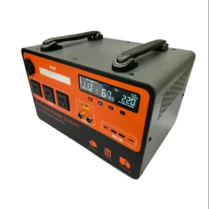 Multifunctional Portable Power Station with Triple Solar Charging for Off Grid Outdoor Expedition
