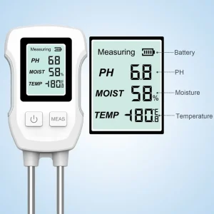 N11 PH Moisture Temperature Sensor Soil Meter for Agriculture Gardens 3 in 1 Digital Soil Tester