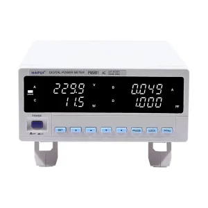 NAPUI PM9801 0.5 Class Digital Power Meter Measures Voltage Current Power Power Factor and Frequency