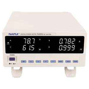 NAPUI PM9801 Digital Power Meter AC Multifunction Electrical Parameter Tester with 0.5 Accuracy