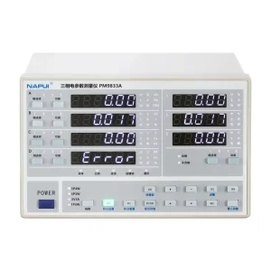 NAPUI Three Phase High Precision Digital Power Meter PM9833 0.5 Accuracy Class LED Display 1 Year Warranty