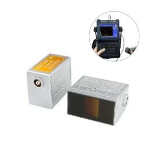 NDT UT Accessories Flaw Detector Transducer 1MHz 2MHz 4MHz Ultrasonic Angle Probe 20x22mm 45 60 70 Degree