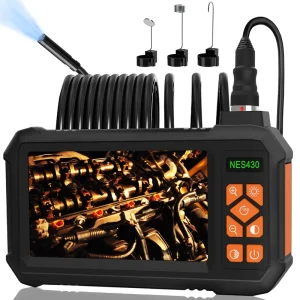 NES430 Portable High Resolution Professional Diagnostic Tool 4.3inch Screen Dual Lens 1080p Hd Industrial Endoscope