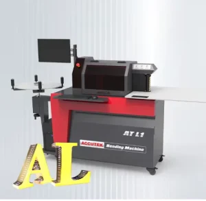 NEW MODEL Accutek at L1 Aluminum Sign Bender Letter Bending Machine with Electronic Digital Angle Control