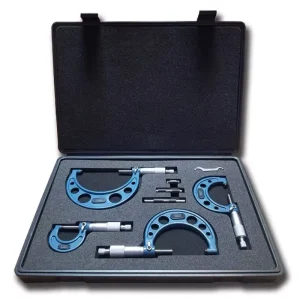New 0 100mm Outside Micrometers Set for CNC Lathe & Milling Machines Steel & Carbide with Core Components Bearing & Engine