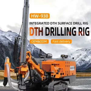 New Arrival Diesel Engine DTH Drilling Rig Hole Drilling Machine Blast Hole Borehole Separated Integrated Drilling CE