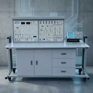 New Comprehensive Metal Electronics Training System University STEM Education Physics Lab Equipment Analog Digital Technology