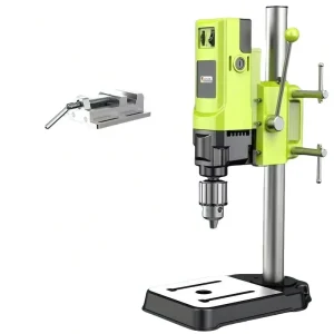 New Portable Automatic Bench Drilling Machine with Motor & Bearing Small Size High Precision Max 12mm Drilling Capacity