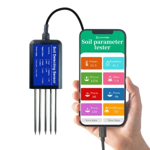 New Smart Soil Parameter Detector Portable Soil Tester for NPK PH EC