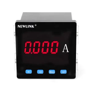 Newlink Single phase Digital Ammeter Power Meter Communication 0.5 Accuracy Class 220V Output 6L2 Digital Voltmeter Model
