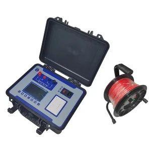 No Battery Micro Ohm Meter Digital Grounding Resistance Meter and SPDA Measurement With 50 Meters Cable