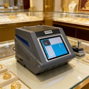 Non Destructive Analysis High Precision X Ray Spectrometer 0.05% 0.1% Accuracy 0.01% 99.99% Range for Gold Jewelry Shops
