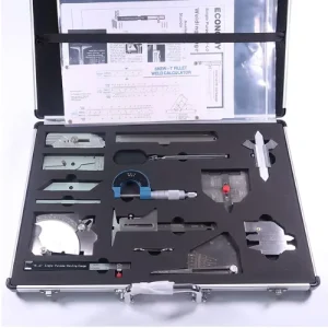 Non-Destructive Testing Welding Gauge, 13-Piece Stainless Steel Set