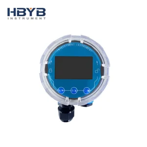 Non Intrusive 24VDC Two Wire Thread Type Ultrasonic Level Gauge for Small Tank Compact Installation