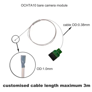 OCHTA10 Ultra Slim CMOS Endoscope Camera Module 1mm Disposable Sensor for ENT Urology Duct Inspection OEM ODM Factory