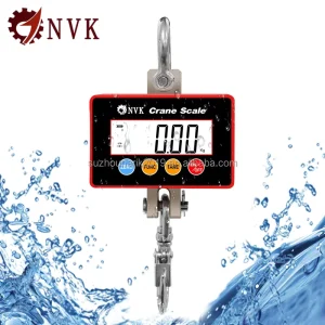 OCS X IP68 Waterproof Bluetooth Mini Crane Scale 200kg Capacity 0.05kg LCD Display Rechargeable Battery OEM Farm Factory