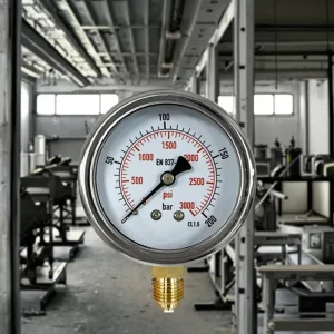 OEM 2.5″(63mm) Pressure Gauge, Custom Scales Available, 1.6% Accuracy, 1/4″ NPT Thread