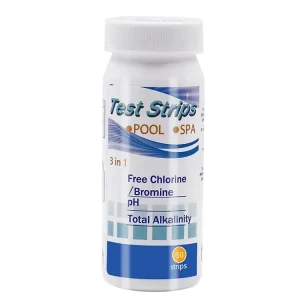 OEM 3-in-1 Water Test Strips pH Free Chlorine Total Alkalinity 50-Strip Water Quality Testing Kit