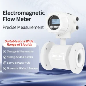 OEM Customizable High Precision Electromagnetic Flow Meter with 316L Electrode for Tap Water and Sewage Measurement