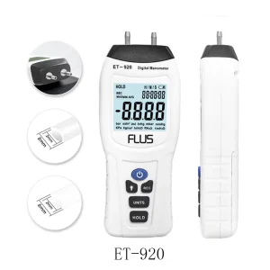 OEM Factory Best Quality New Style Differential Meter Manometer Digital Pressure Gauges
