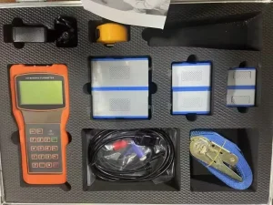 OEM Handheld Digital Ultrasonic Flow Meter for Liquid Oil Stainless Steel High Accuracy 1.0% Fixed Clamp IP67/IP68 4-20mA Pulse