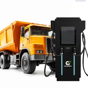 OEM New 60 320kW Three phase DC Fast EV Charger with Level 3 IP55 APP Control Double Ports 32″ Advertising Screen