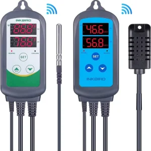OEM ODM Inkbird Temperature Humidity Controller WiFi 2.4G Thermostat Outlets Humidistat Easy Installation